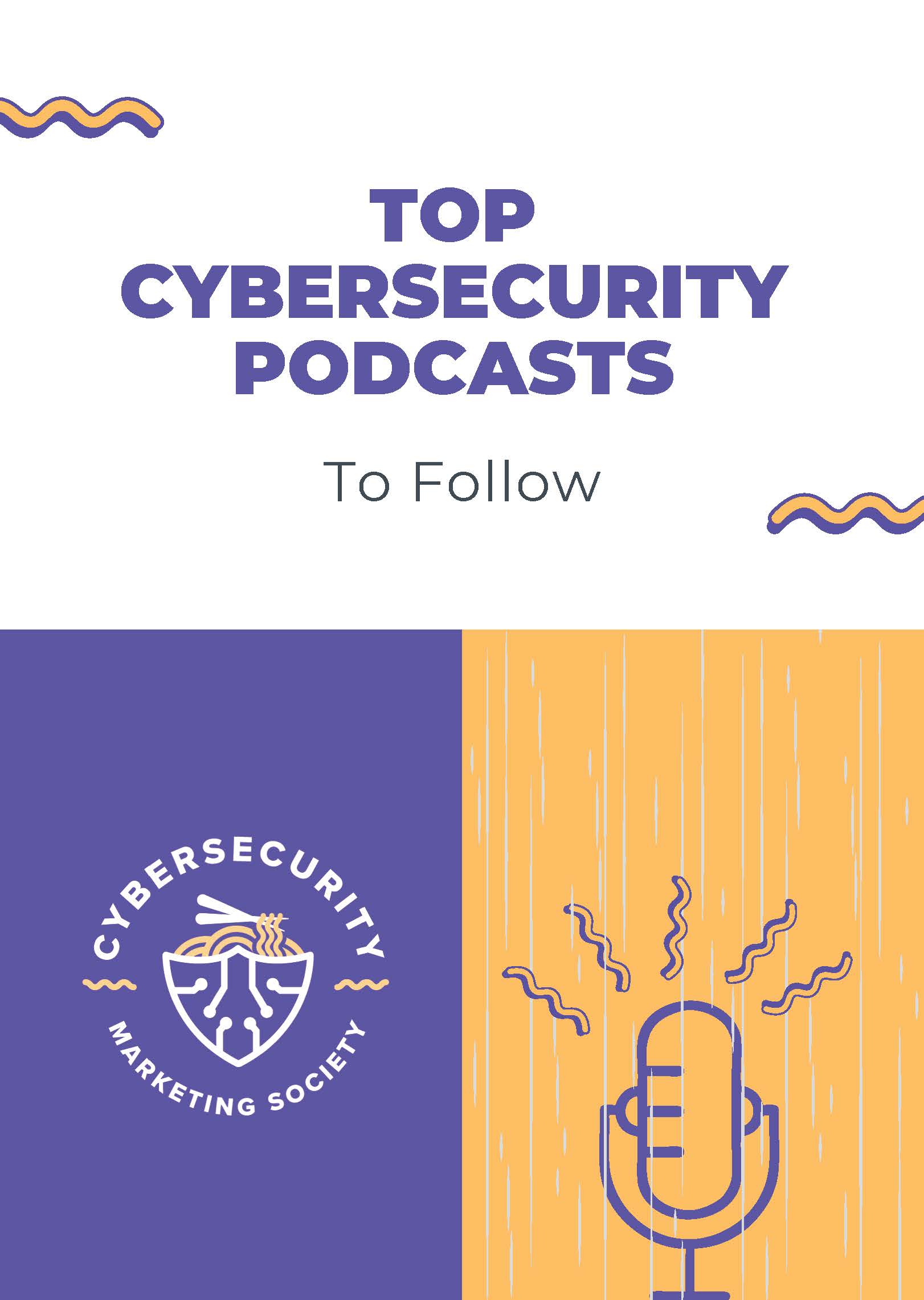 Top Cybersecurity Podcasts report cover page.