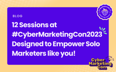 12 Must Attend CyberMarketingCon Sessions for One-Person Marketing Teams